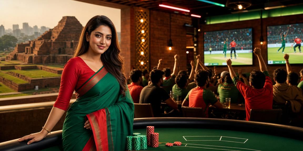 বাংলাদেশ ক্রিকেট বেটিং — bd95 প্ল্যাটফর্মে লাল-সবুজ রঙের উৎসবমুখর বেটিং পরিবেশ